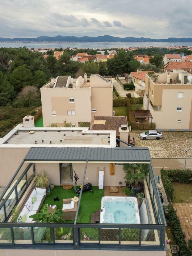 Apartment Garden Terrace Zadar Bagian luar foto